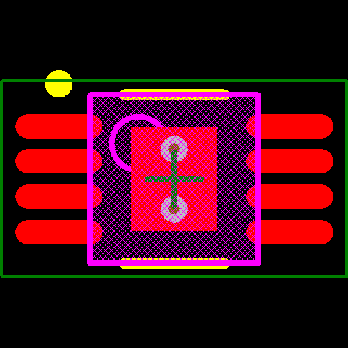 TPS7A1650DGNR Footprint - Texas Instruments