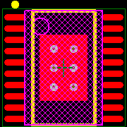 LT3475EFE-1#PBF Footprint - Analog Devices