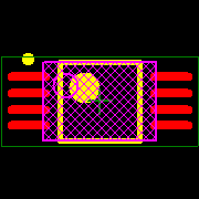 93AA66B-I/ST Footprint - Microchip