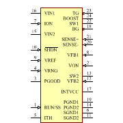 LTC3718EG Symbol - Analog Devices / Linear Technology