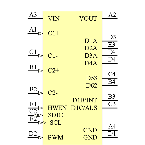 LM3535TME/NOPB Symbol - Texas Instruments