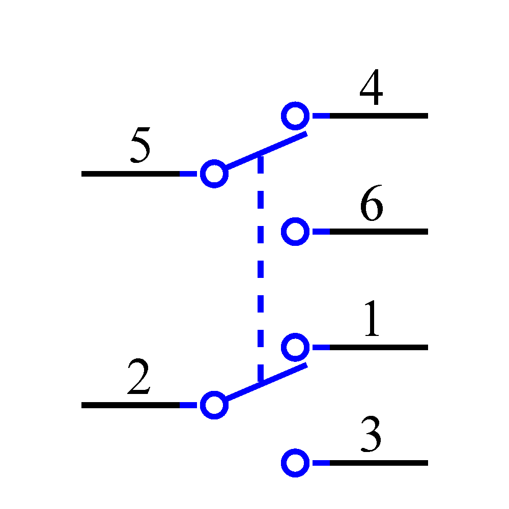 100DP1T2B3M2QEH Symbol - E-Switch
