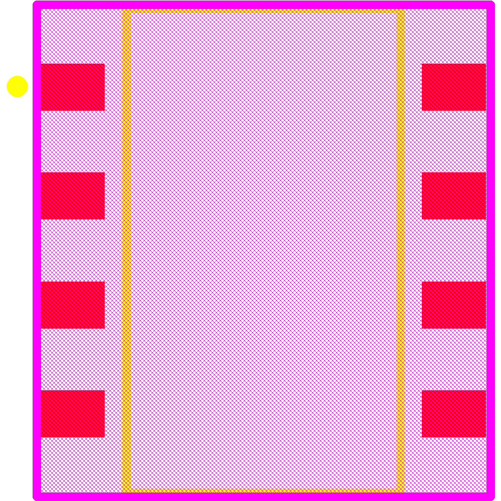 A6S-4101-PH Footprint - Omron