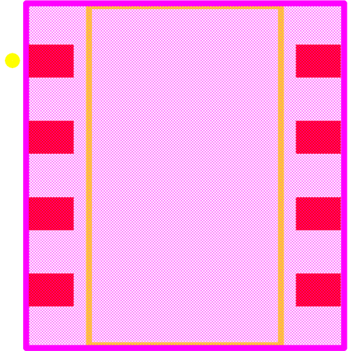 A6S-4101-PH Footprint - Omron