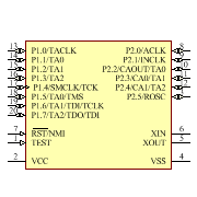 MSP430C1101IPW Symbol - Texas Instruments