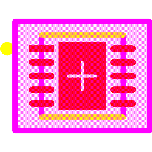 ADP7156ACPZ-1.2-R7 Footprint - Analog Devices