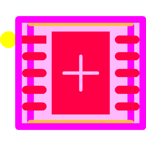 ADP7156ACPZ-1.2-R7 Footprint - Analog Devices