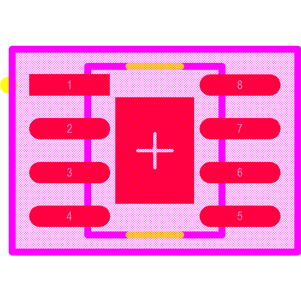 LMR33630CDDAR Footprint - Texas Instruments