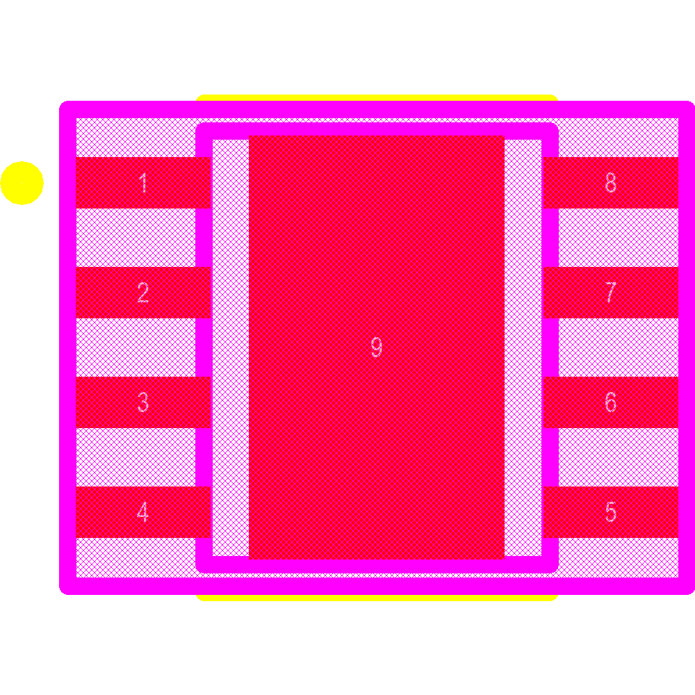 LMR33630CDDAR Footprint - Texas Instruments