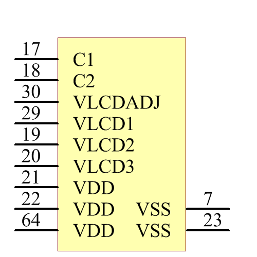 PIC16LC923-04/L Symbol - Microchip