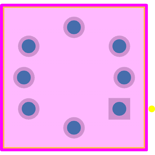 B3W-9000-RHG2C Footprint - Omron