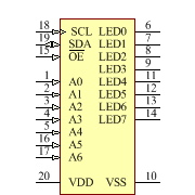 PCA9634PW,112 Symbol - NXP Semiconductors