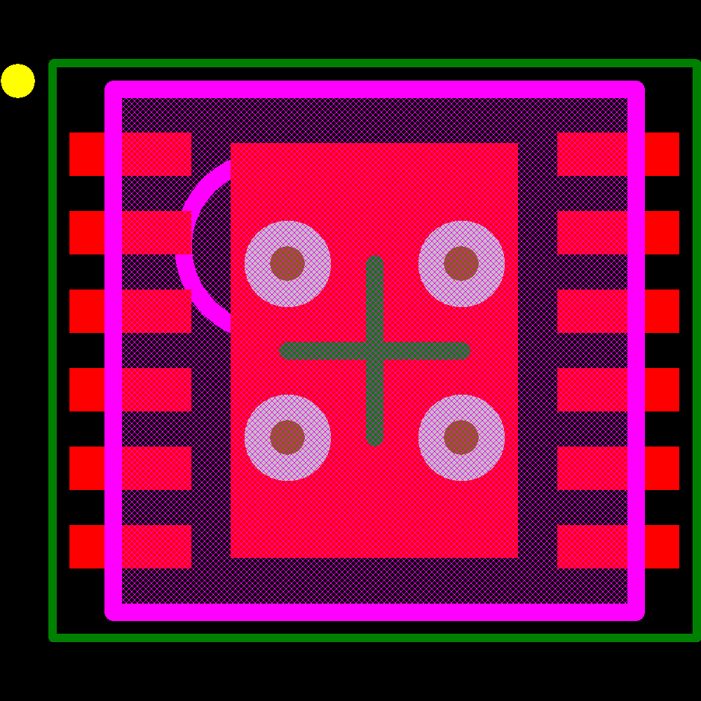 LT3682IDD#PBF Footprint - Analog Devices