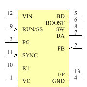 LT3682IDD#PBF Symbol - Analog Devices