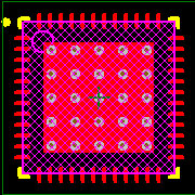 ADG726BCPZ Footprint - Analog Devices