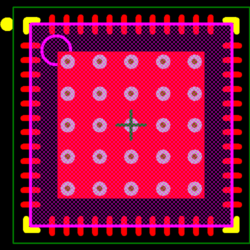 ADG726BCPZ Footprint - Analog Devices