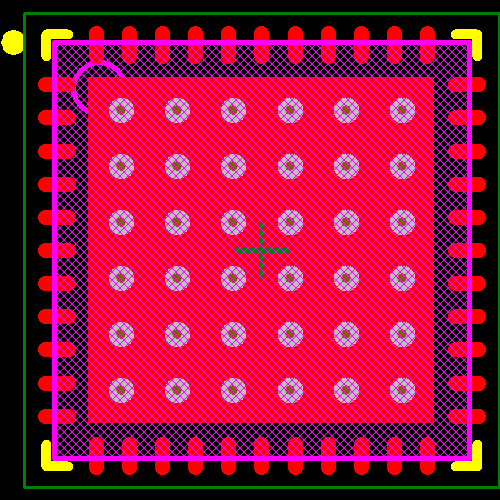 DSPIC30F3012T-30I/ML Footprint - Microchip