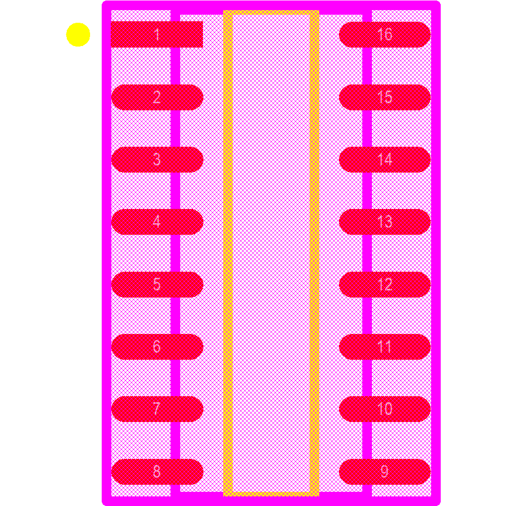 MAX202EESE+ Footprint - Maxim