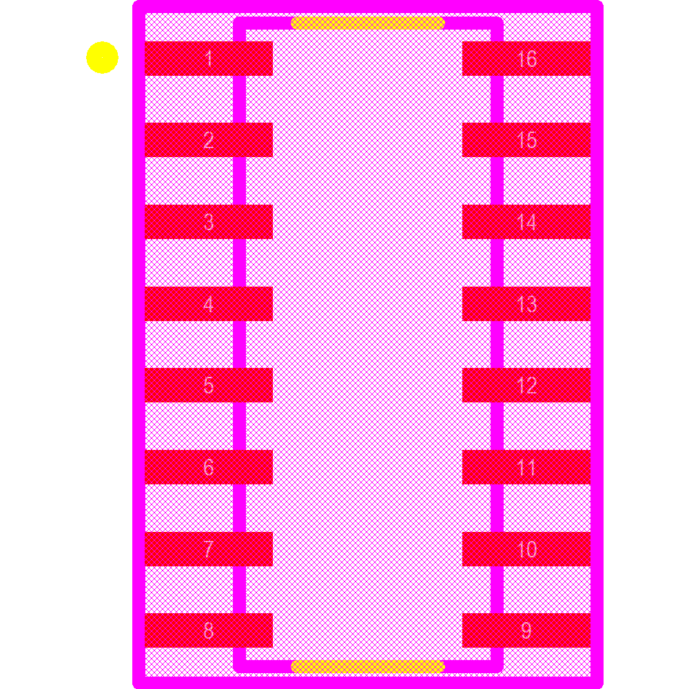 MAX202EESE+ Footprint - Maxim