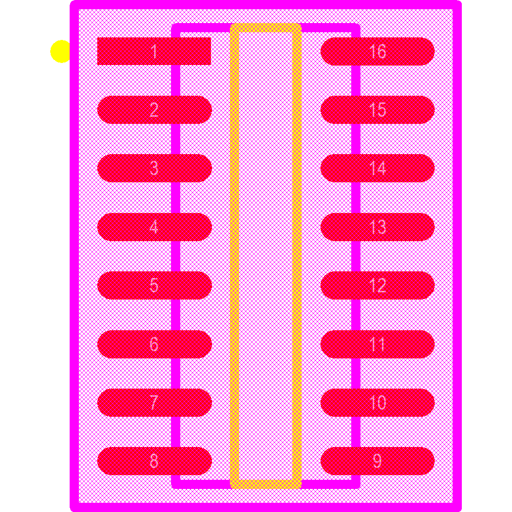 MAX202EESE+ Footprint - Maxim