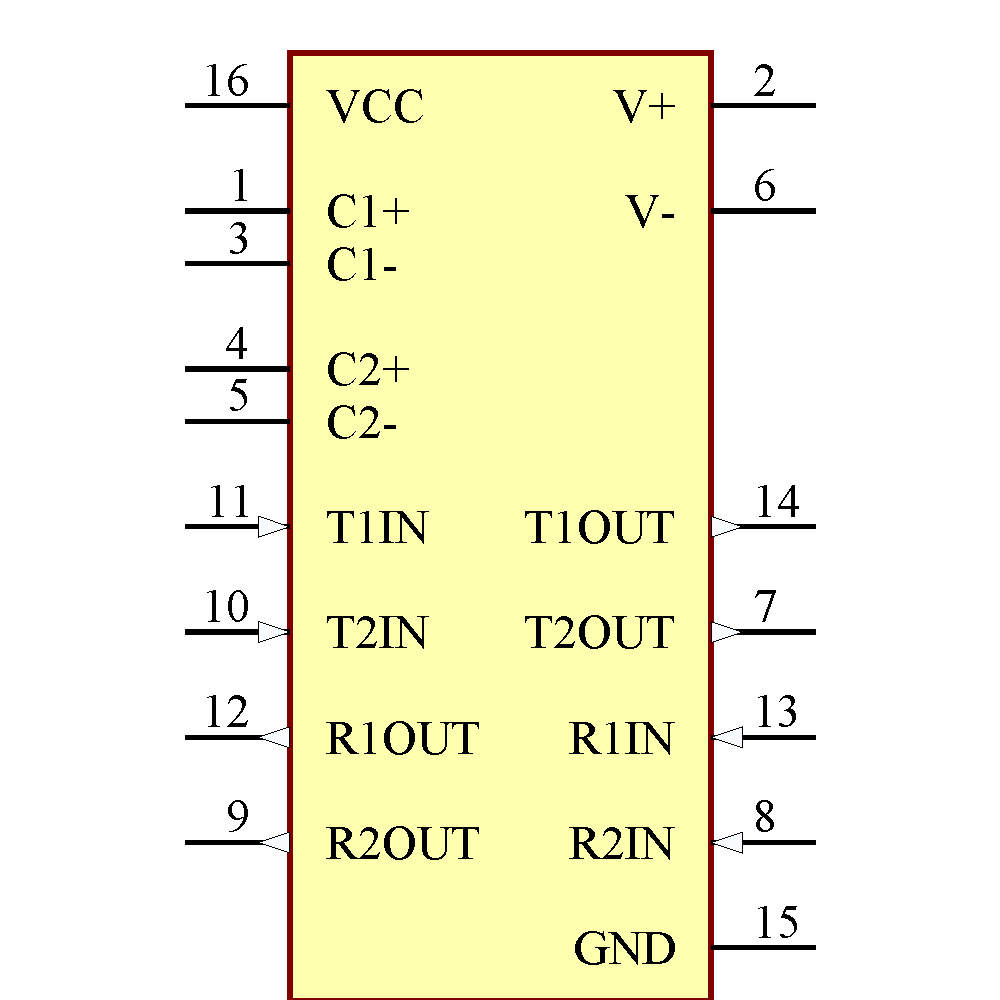 MAX202EESE+ Symbol - Maxim