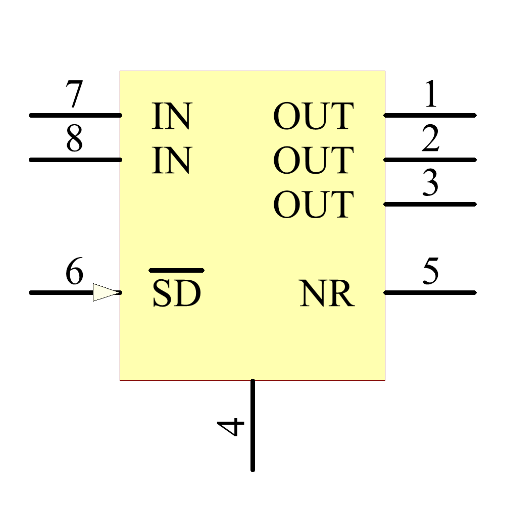 ADP3335ARMZ-2.85RL Symbol - Analog Devices