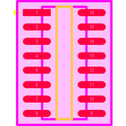 SI8641AB-B-IS1 Footprint - Silicon Lab