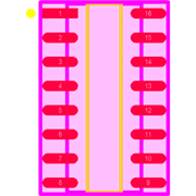 SI8641AB-B-IS1 Footprint - Silicon Lab