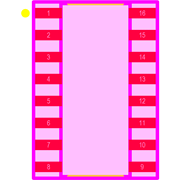 SI8641AB-B-IS1 Footprint - Silicon Lab