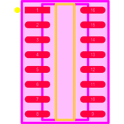 SI8641AB-B-IS1 Footprint - Silicon Lab