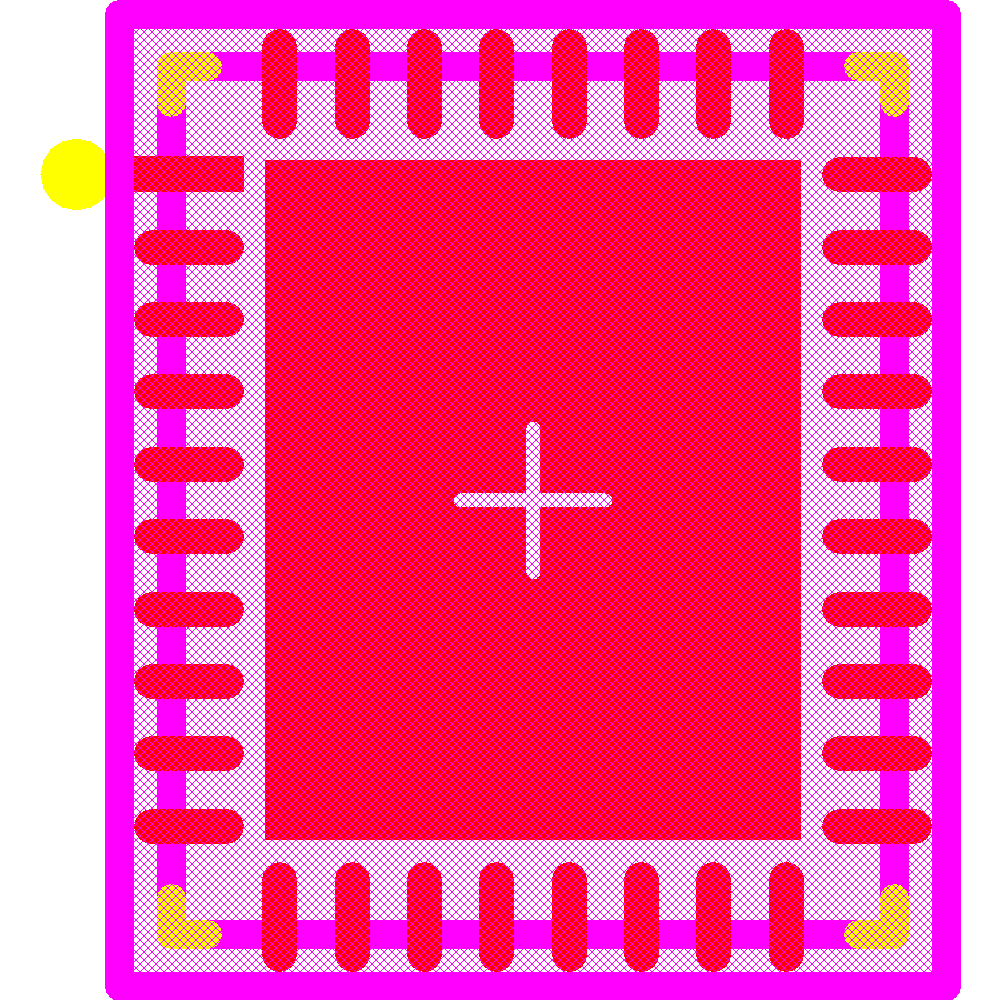 LT3744IUHE#PBF Footprint - Analog Devices