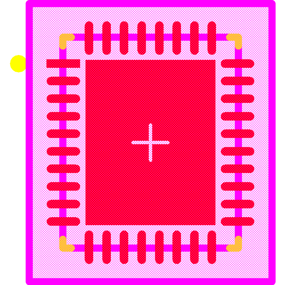 LT3744IUHE#PBF Footprint - Analog Devices