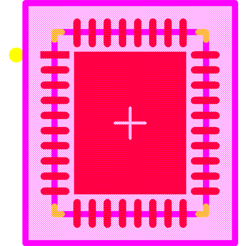 LT3744IUHE#PBF Footprint - Analog Devices