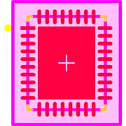LT3744IUHE#PBF Footprint - Analog Devices
