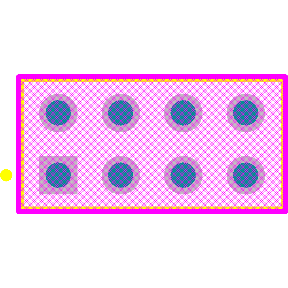 M20-9980446 Footprint - Harwin