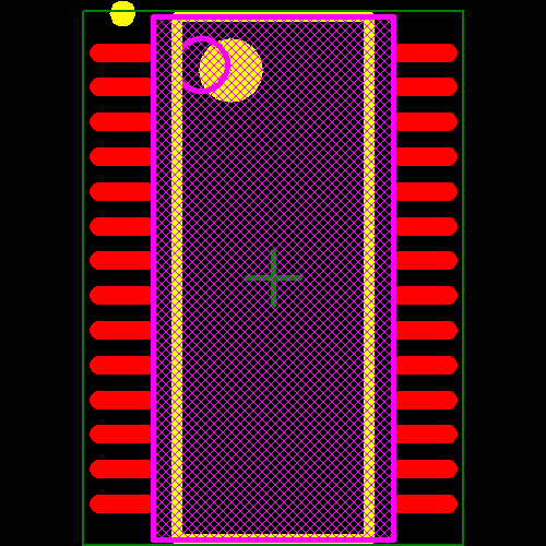 ADG1207YRUZ Footprint - Analog Devices
