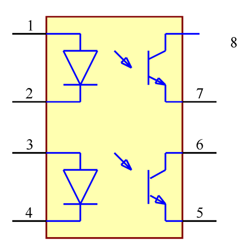 MOCD217M Symbol - onsemi