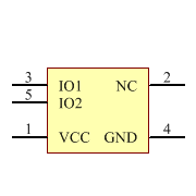 TPD2E001DRLRG4 Symbol - Texas Instruments