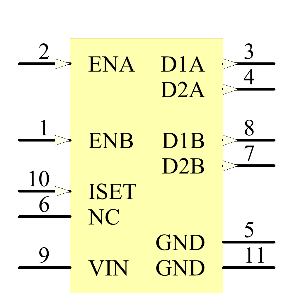 TPS75105DSKT Symbol - Texas Instruments