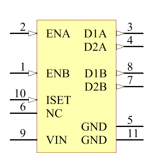 TPS75105DSKT Symbol - Texas Instruments