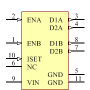 TPS75105DSKT Symbol - Texas Instruments