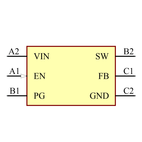 TPS62088YFPT Symbol - Texas Instruments