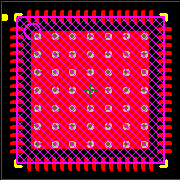 PIC18F66K80-H/MR Footprint - Microchip
