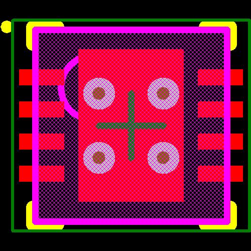 LTC3490EDD#PBF Footprint - Analog Devices