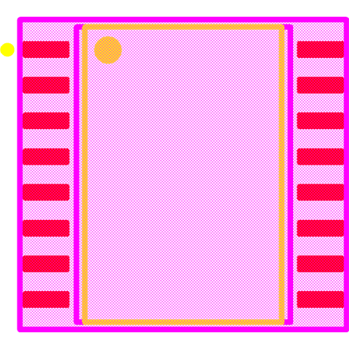 ISO1042DWR Footprint - Texas Instruments