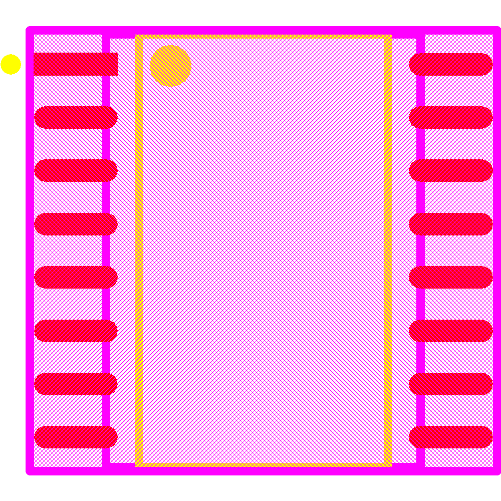 ISO1042DWR Footprint - Texas Instruments
