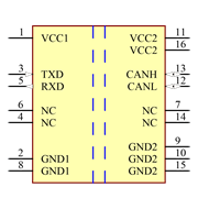 ISO1042DWR Symbol - Texas Instruments