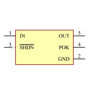 MAX8875EUK27+ Symbol - Analog Devices