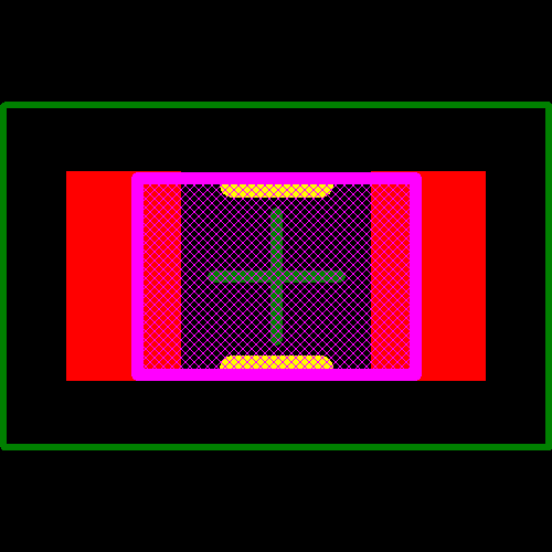 TACU105M016XTA Footprint - KYOCERA AVX