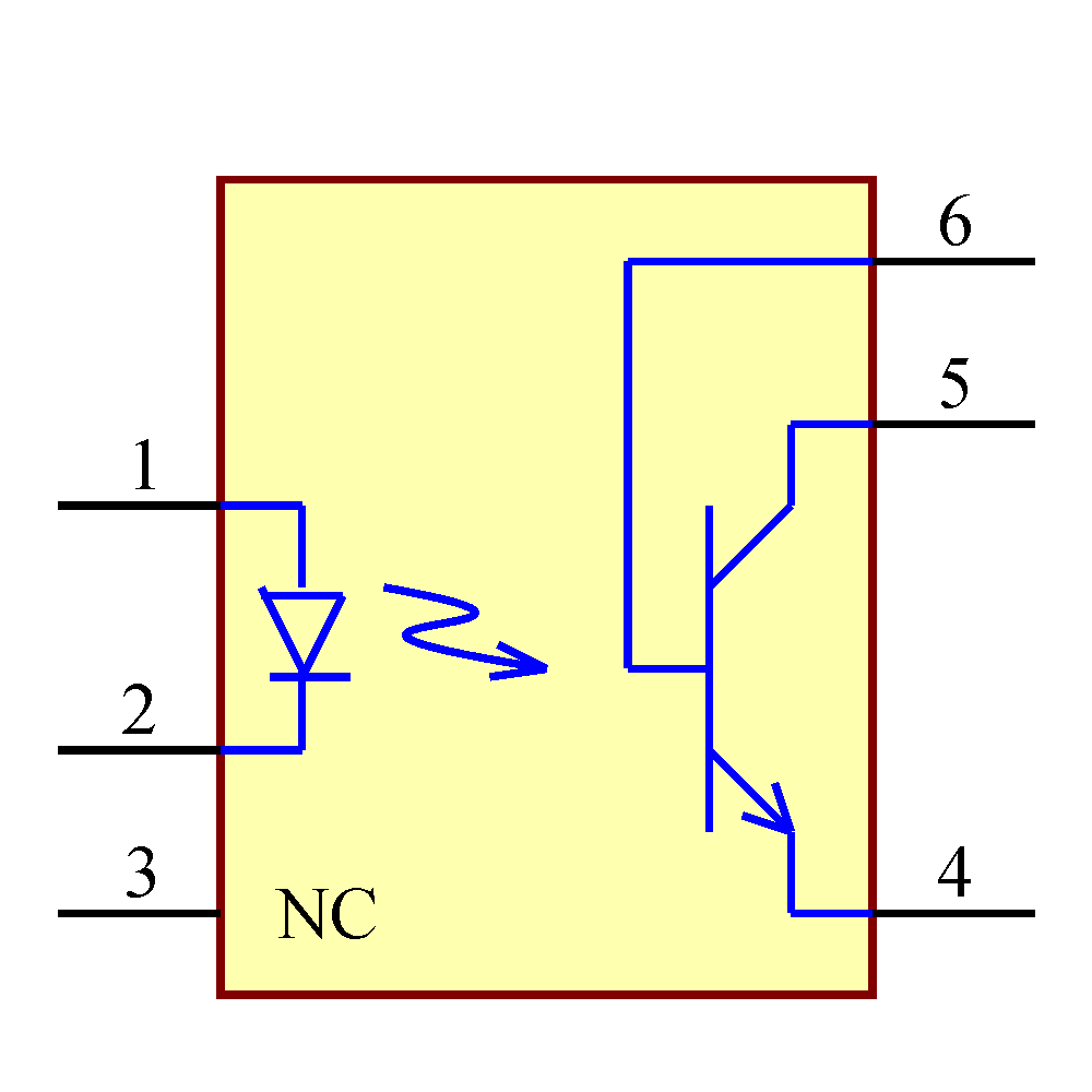 CNY17-4 Symbol - Vishay